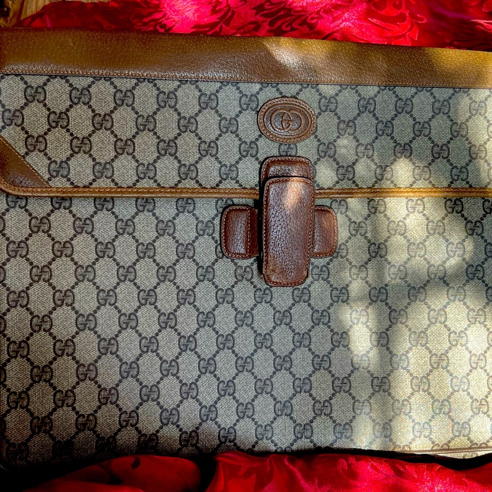 Vintage Gucci Attaché Case Briefcase